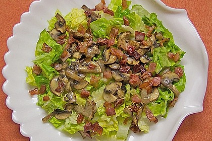 Salat Mit Gebratenen Champignons (Rezept Mit Bild) | Chefkoch.de