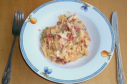Schneller Nudelauflauf mit Gemüse 1