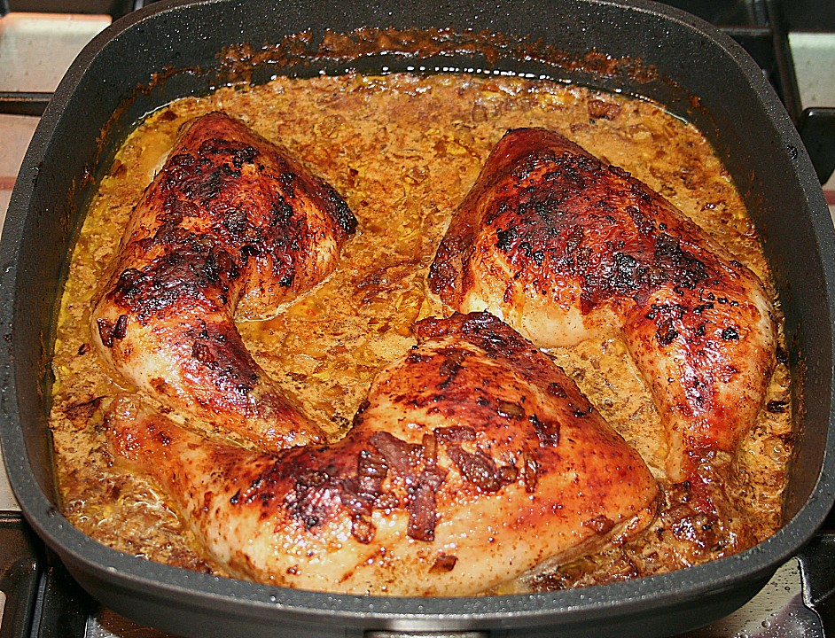 Carstens Hähnchenschenkel süß - scharf