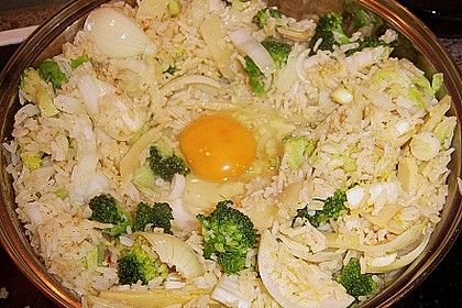 Gebratener Reis mit Hühnchen 3