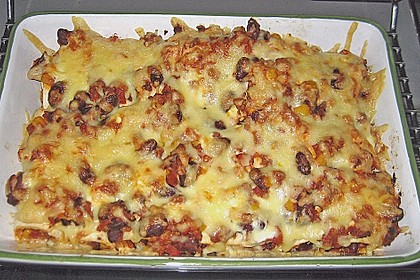 Überbackene Enchiladas mit Avocado-Dip 16