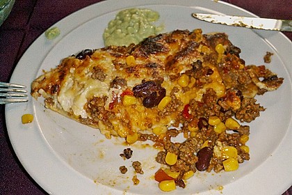 Überbackene Enchiladas mit Avocado-Dip 26