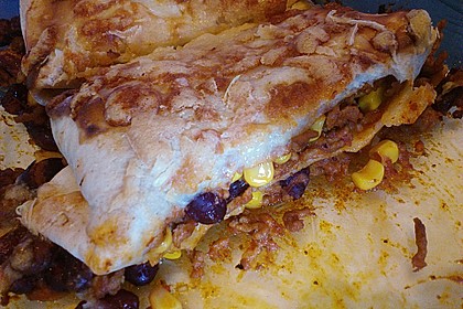Überbackene Enchiladas mit Avocado-Dip 25