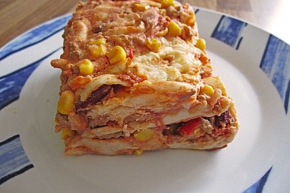 Überbackene Enchiladas mit Avocado-Dip 3