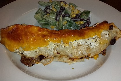 Überbackene Enchiladas mit Avocado-Dip 17