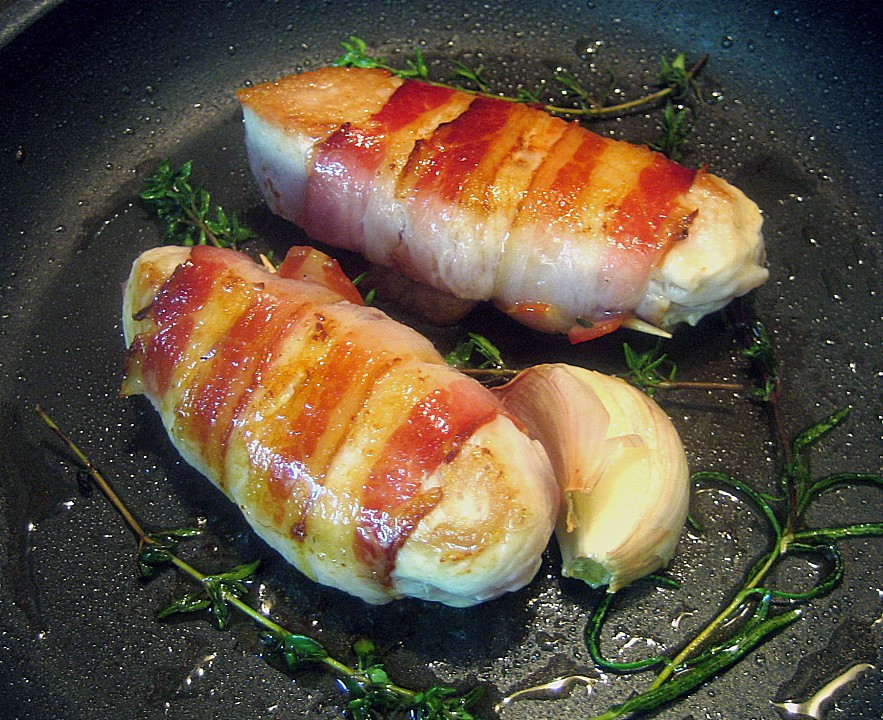 Putenbrustfilets im Baconmantel von schrat | Chefkoch.de