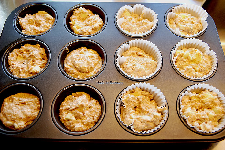 Apfel - Dinkel - Muffins von angimaus | Chefkoch.de