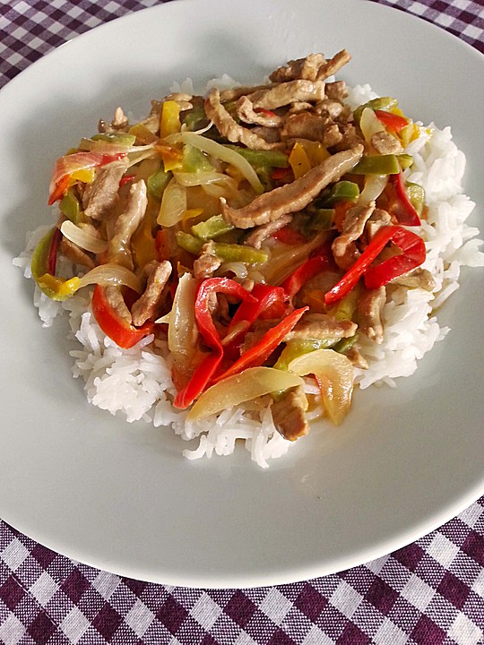 Geschnetzeltes mit Paprika von rednax | Chefkoch.de