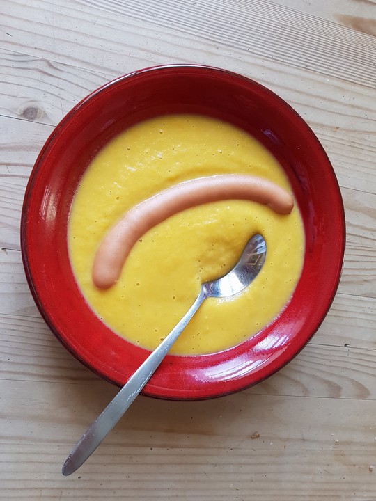 Kartoffelcremesuppe mit Wiener Würstchen von Apfelfee | Chefkoch.de