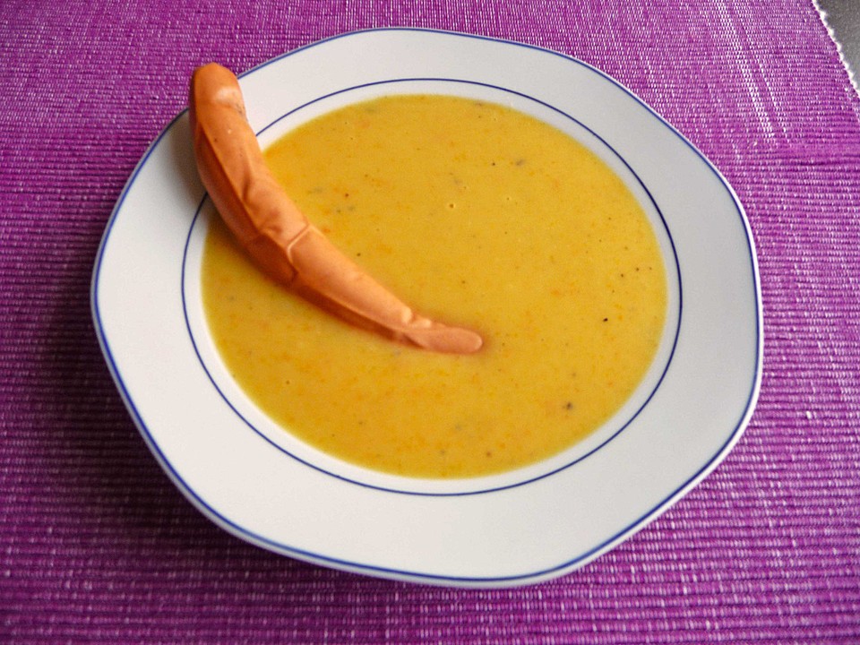 Kartoffelcremesuppe mit Wiener Würstchen von Apfelfee | Chefkoch.de