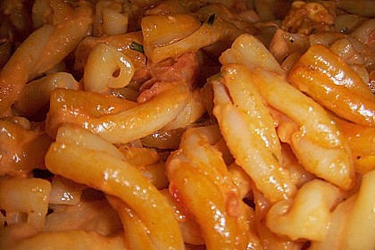 Dieters Linguine mit würziger Camembert - Tomaten - Sauce 34