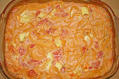 Dieters Linguine mit würziger Camembert - Tomaten - Sauce 21