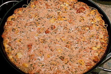 Dieters Linguine mit würziger Camembert - Tomaten - Sauce 25