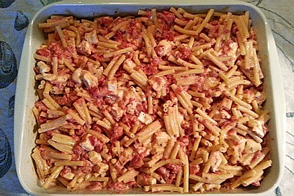 Dieters Linguine mit würziger Camembert - Tomaten - Sauce 31