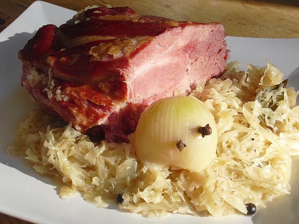 Frisches kasseler mit sauerkraut Rezepte Chefkoch.de 