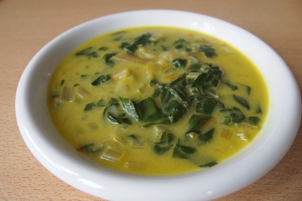 Mangold - Kokos - Suppe von heimwerkerkönig | Chefkoch.de