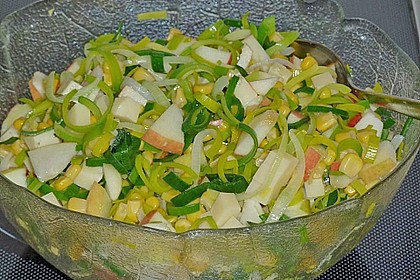 Apfel - Porree - Salat 3