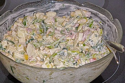Apfel - Porree - Salat 13