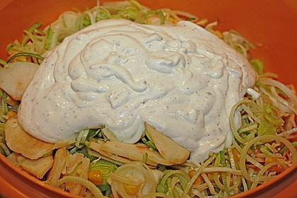 Apfel - Porree - Salat 22