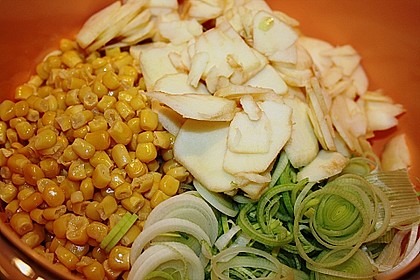 Apfel - Porree - Salat 15