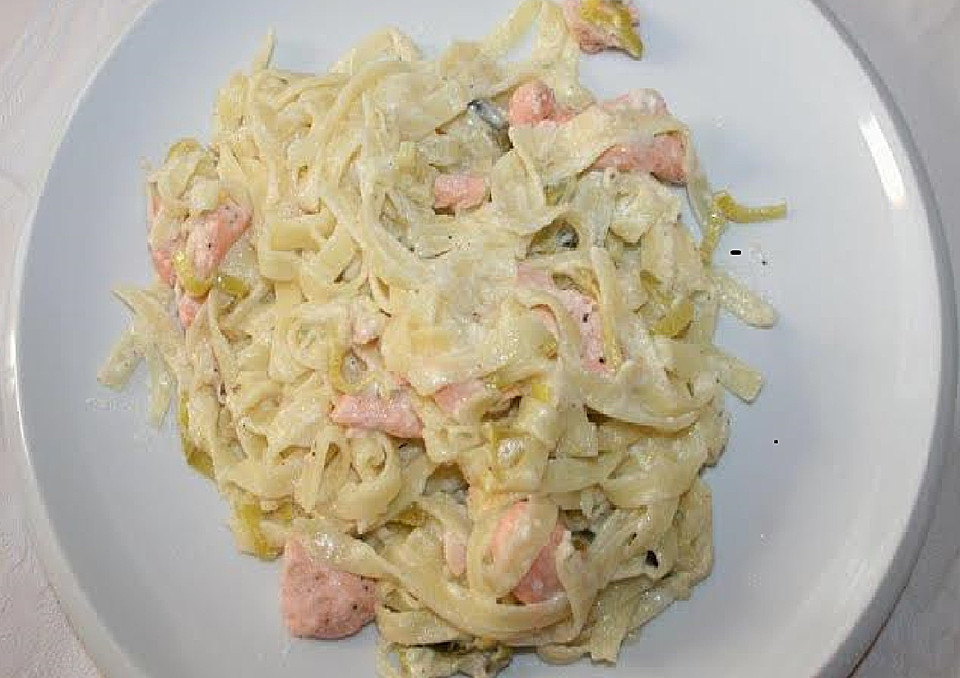 Italienische Lachs - Nudel - Pfanne von schnurps | Chefkoch.de