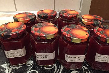 Pflaumen - Amaretto - Marmelade 3