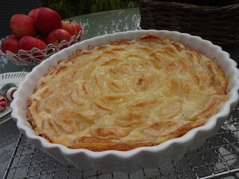 Apfelkuchen aus Quarkmürbteig mit Sahneguss von pippilotta-viktualia ...