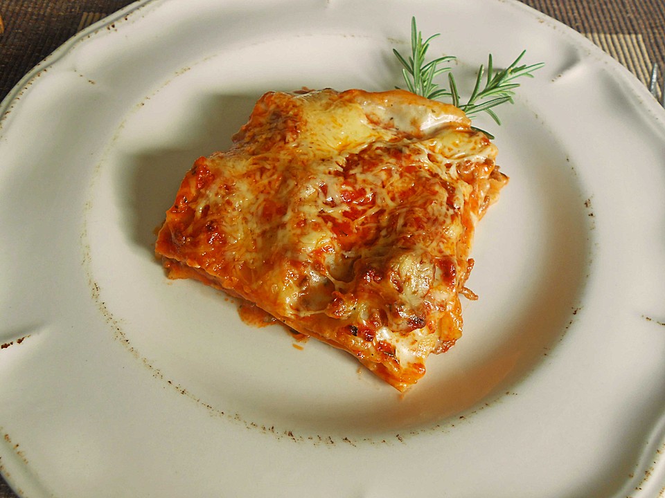 Lasagne mit Tomaten - Hackfleisch Soße von Eilrahc | Chefkoch.de