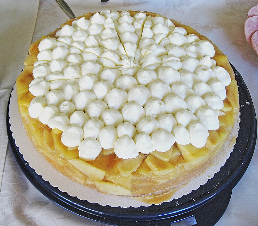 Apfel - Biskuit - Torte von 2Sandemone2 | Chefkoch.de
