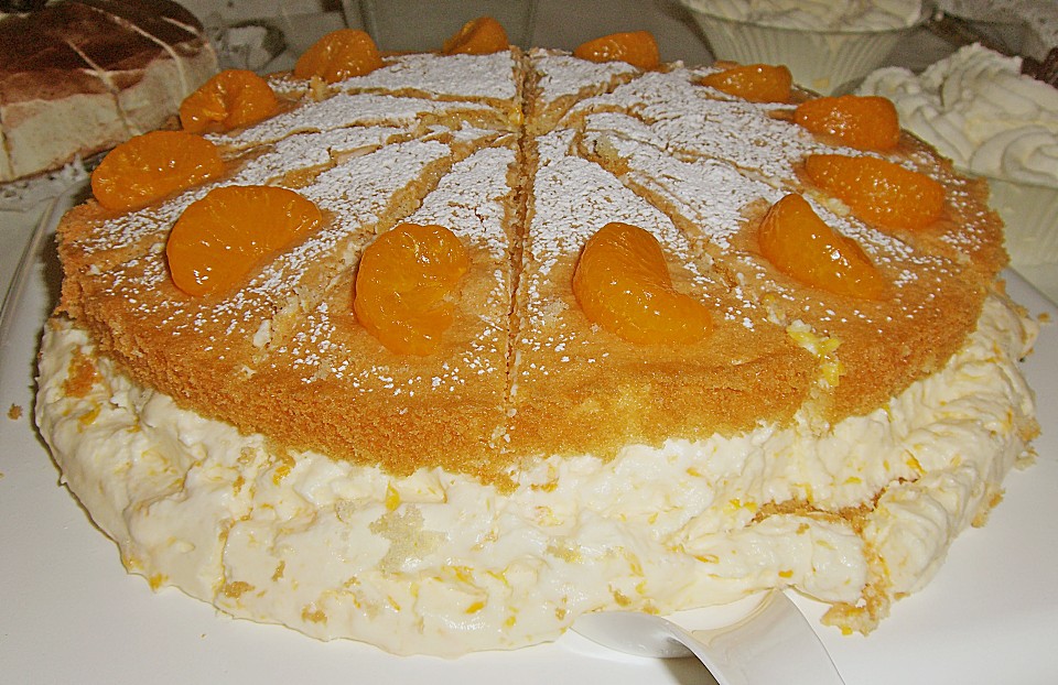 Mandarinen - Sahne - Torte von schoferle | Chefkoch.de
