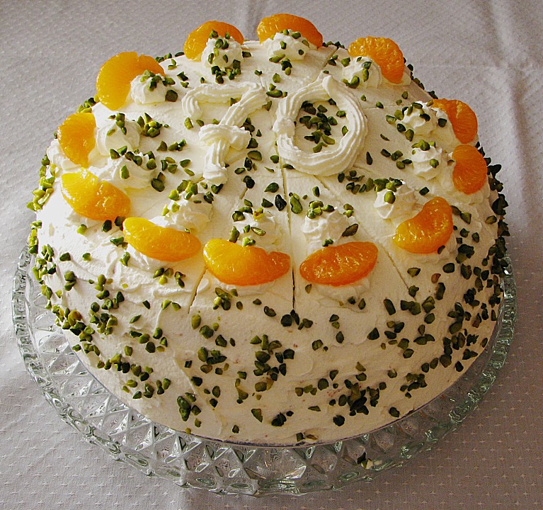 Mandarinen - Sahne - Torte von schoferle | Chefkoch.de