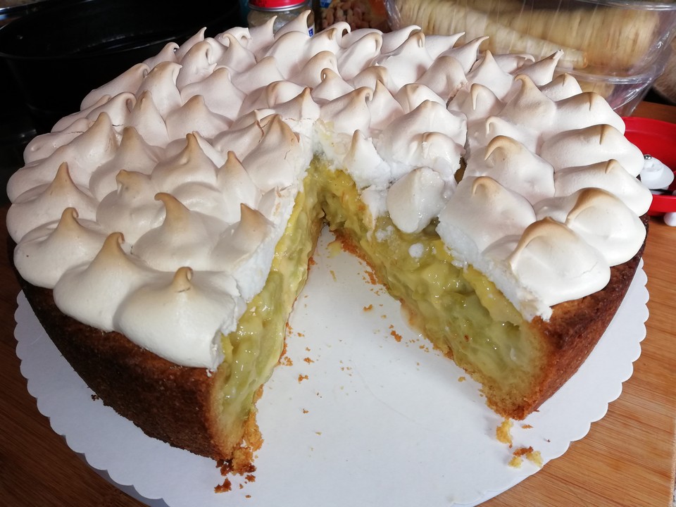 Rhabarberkuchen mit Baiser von Birgit1980 | Chefkoch.de