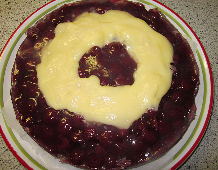 Kirsch - Pudding - Schnitten von luckys-home | Chefkoch.de