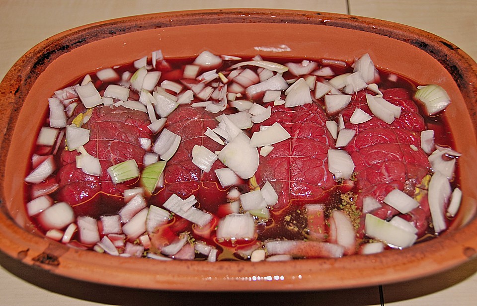 Dornfelder Rouladen im Römertopf von schobber1100r | Chefkoch.de