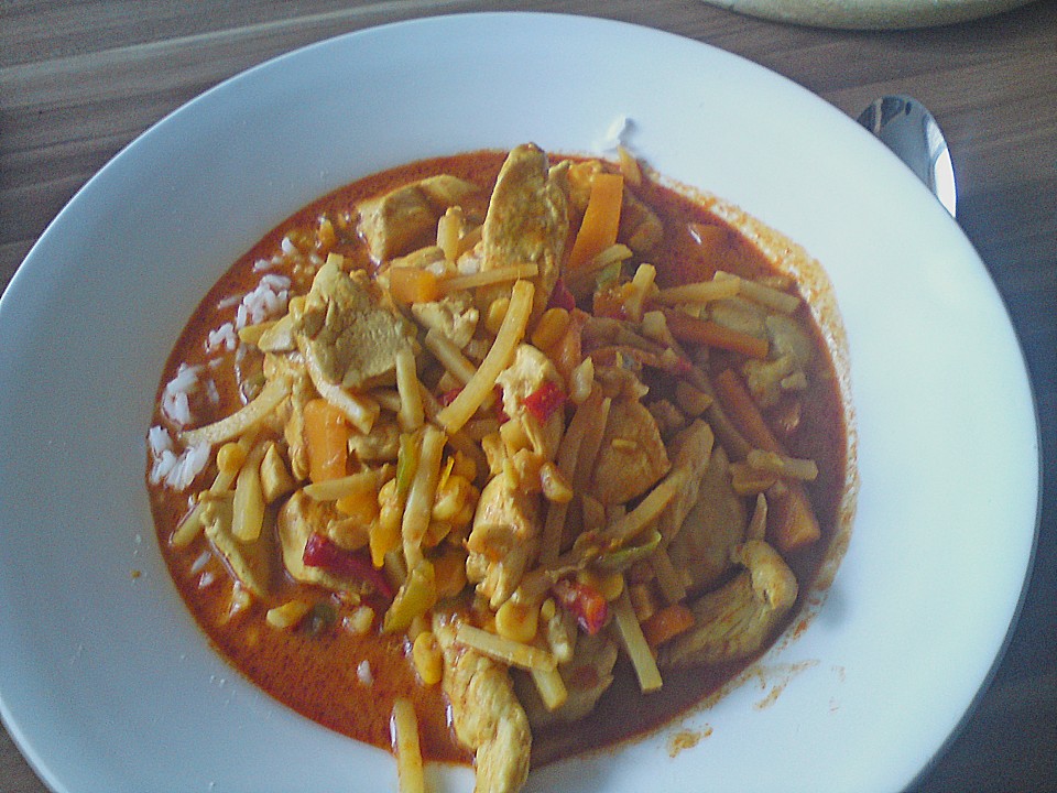 Thailändisches Curry - Kokos - Hähnchen von steffiii | Chefkoch.de