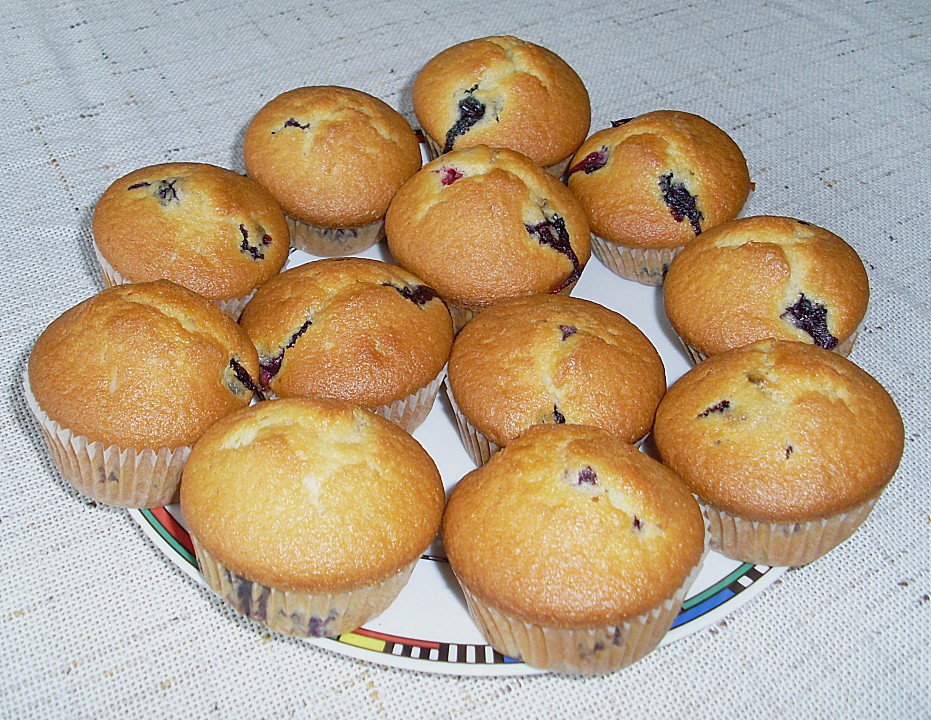 Schnelle Heidelbeer - Muffins von luckys-home | Chefkoch.de