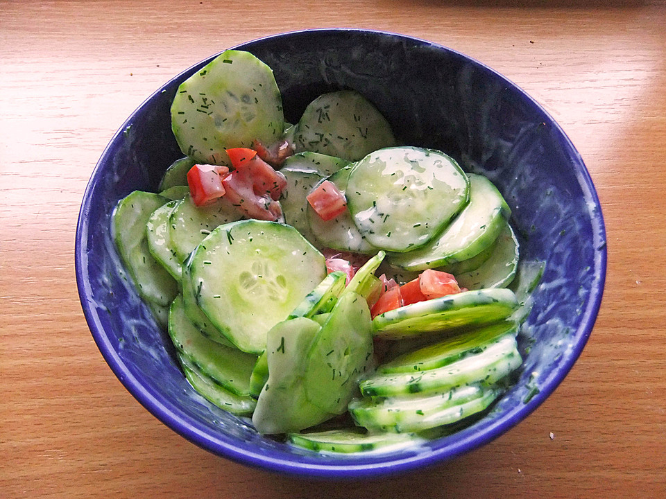 Tomaten - Gurken - Salat von susannemsb | Chefkoch.de