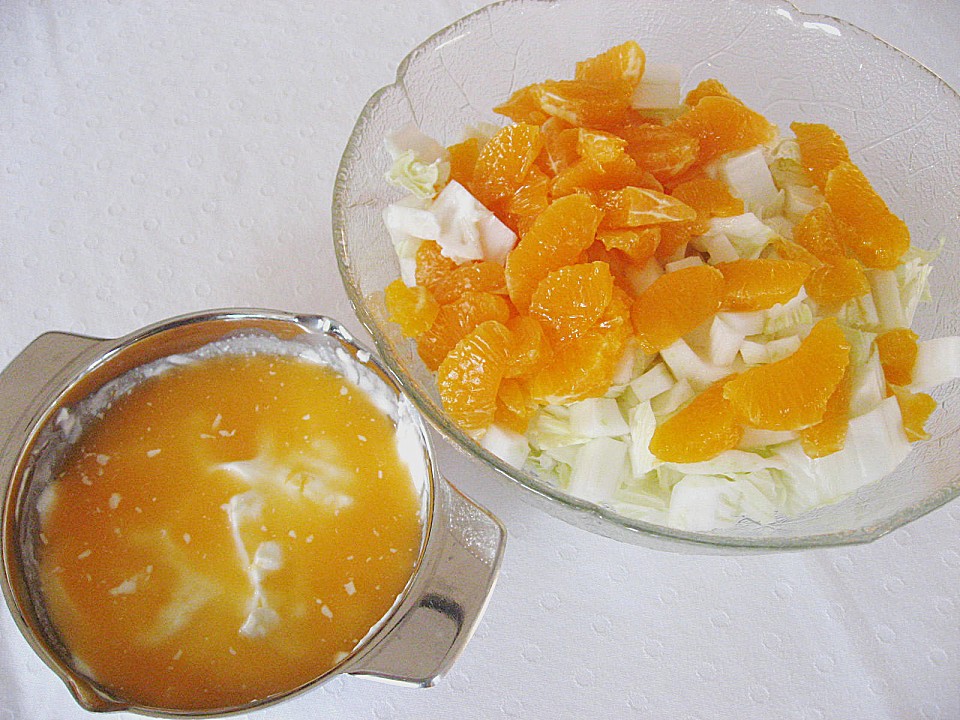 Chinakohlsalat mit Mandarinen von susannemsb | Chefkoch.de