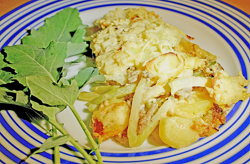 Kohlrabi-Kartoffel-Hackfleisch-Gratin Von Extremecooking | Chefkoch.de