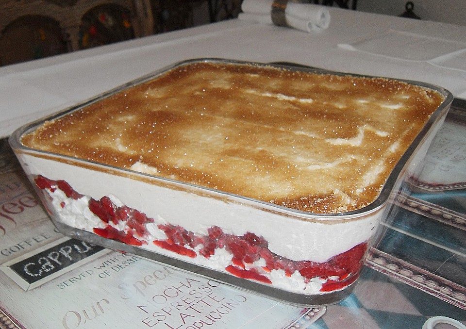 Himbeerdessert mit Baiser von roterbaron83 | Chefkoch.de
