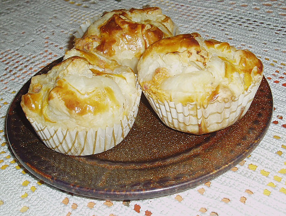 Blätterteig - Schinken - Muffins von funkelsteinchen | Chefkoch.de