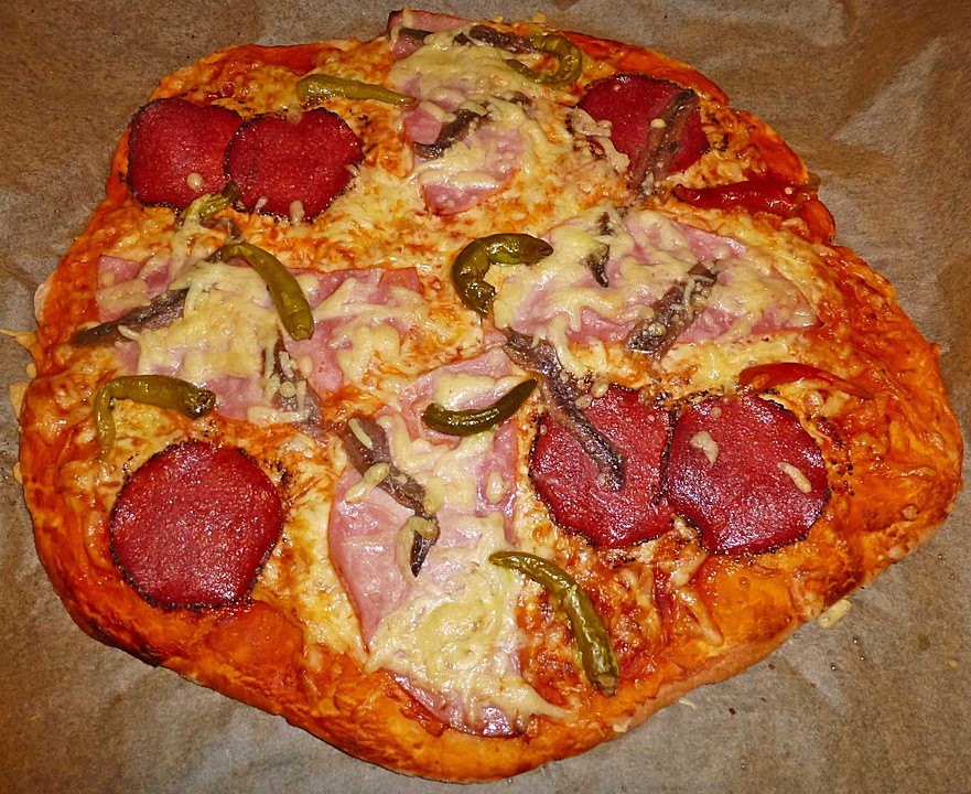 Quark - Öl - Teig für Pizza von tina3 | Chefkoch.de