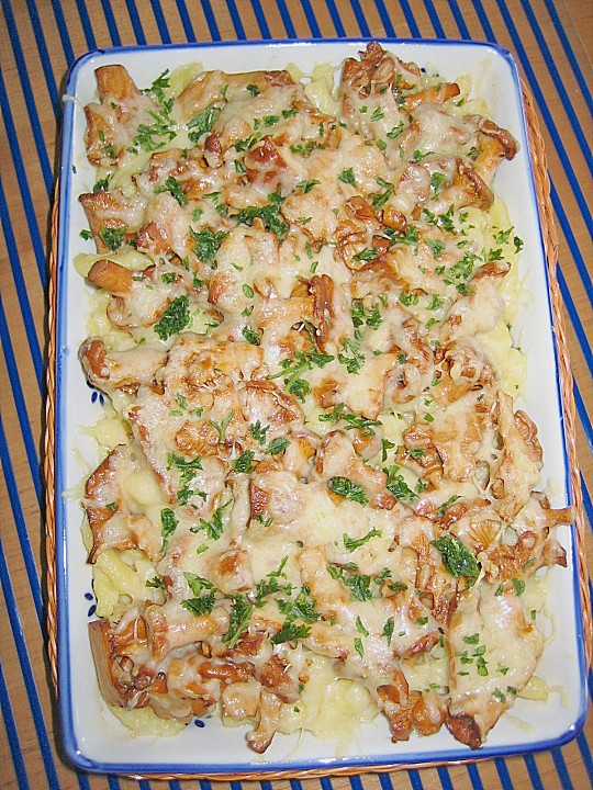 Spätzle - Gratin mit Pifferlingen von *Kristina* | Chefkoch.de