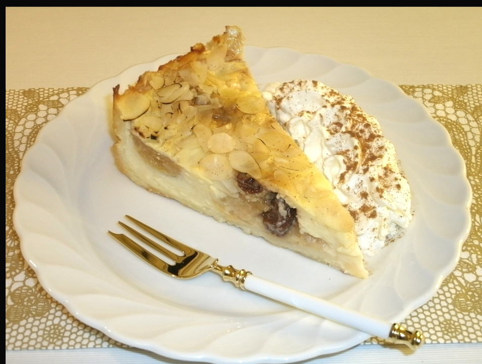 Bratapfelkuchen mit Zimt - Marzipan von dirkfenske | Chefkoch.de