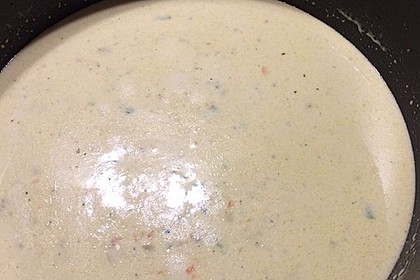 Porree-Käsesuppe mit Hack 2