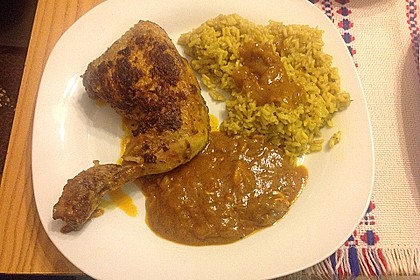 Curryhähnchen mit Reis 2