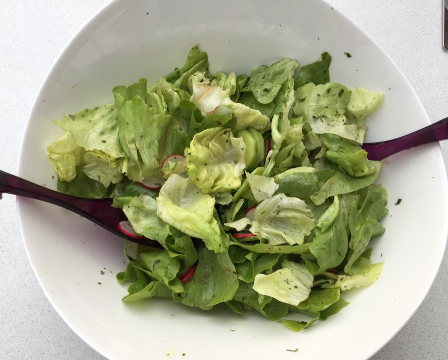 Grüner Salat mit Zitrone von monika_m | Chefkoch.de