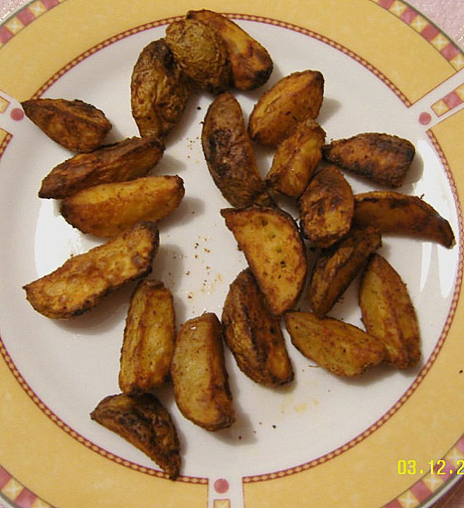Würzige Potatoe Wedges von Cowgirl | Chefkoch.de