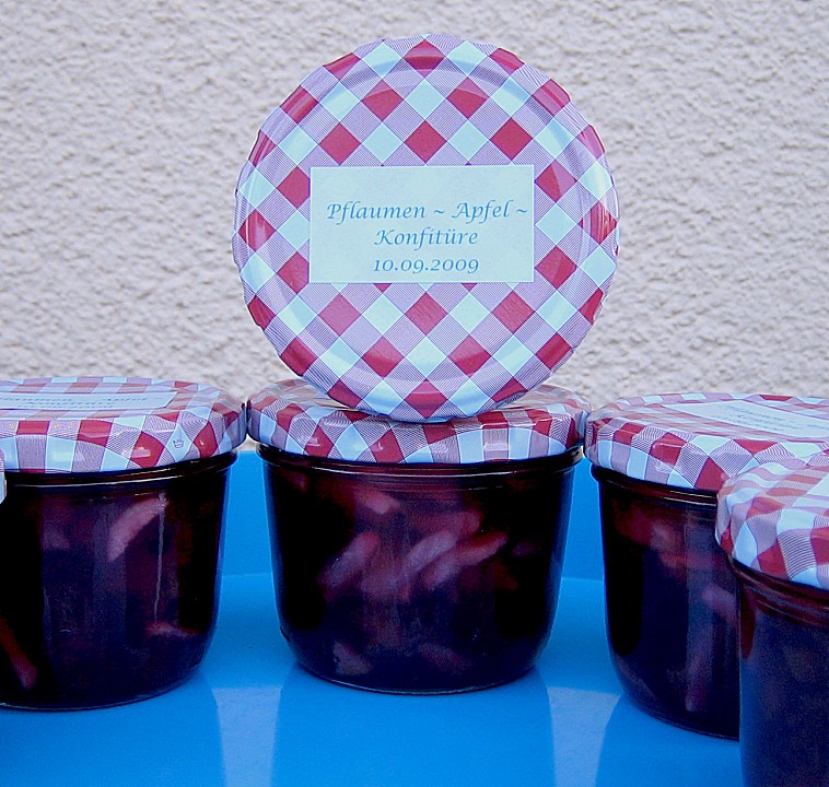 Pflaumen - Apfel - Konfitüre von cannella | Chefkoch.de