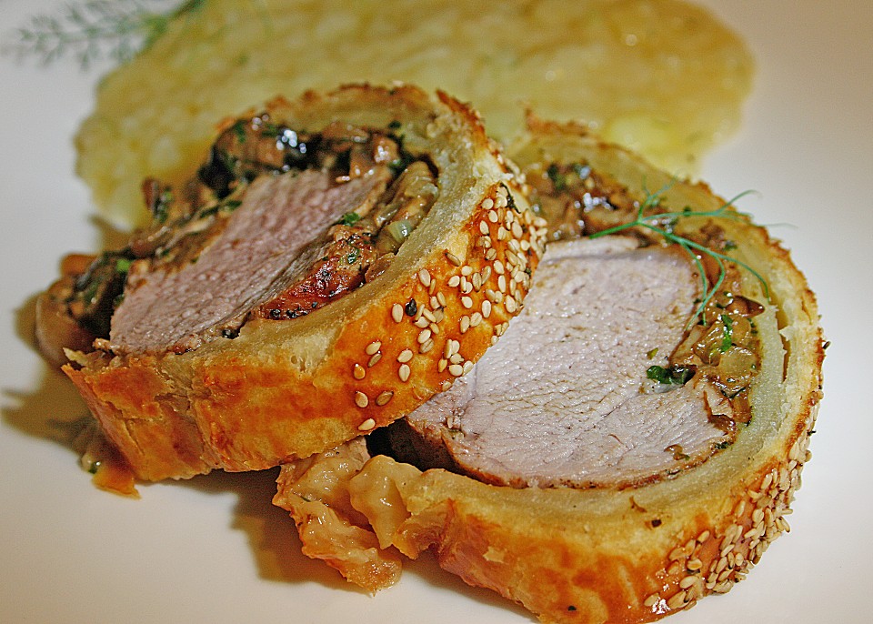 Filet im Blätterteig mit Pilzfüllung von schokoladenfrau | Chefkoch.de